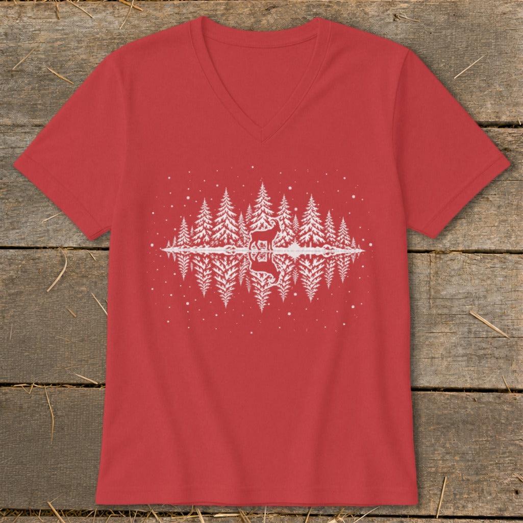 Winter Goat V-neck