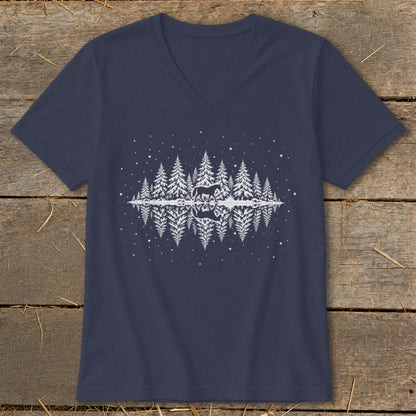 Winter Horse V-neck