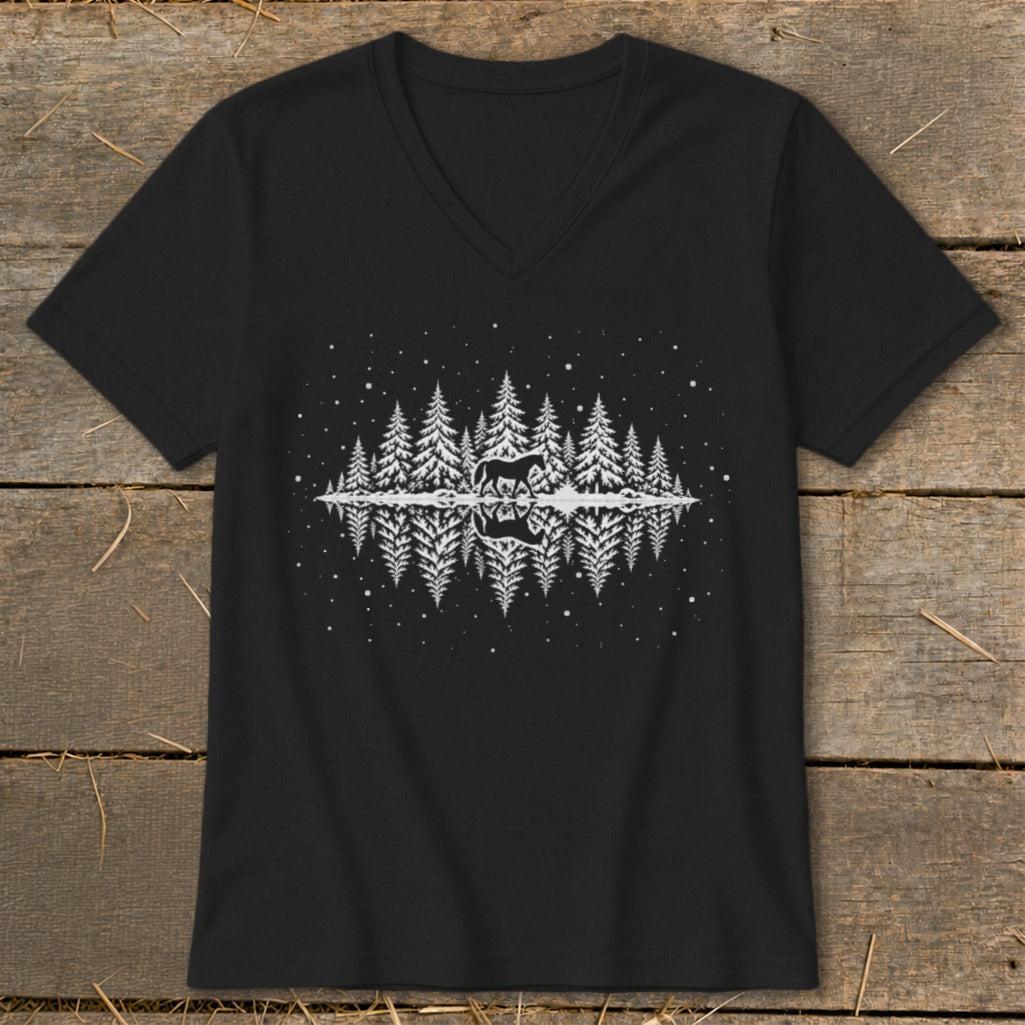 Winter Horse V-neck