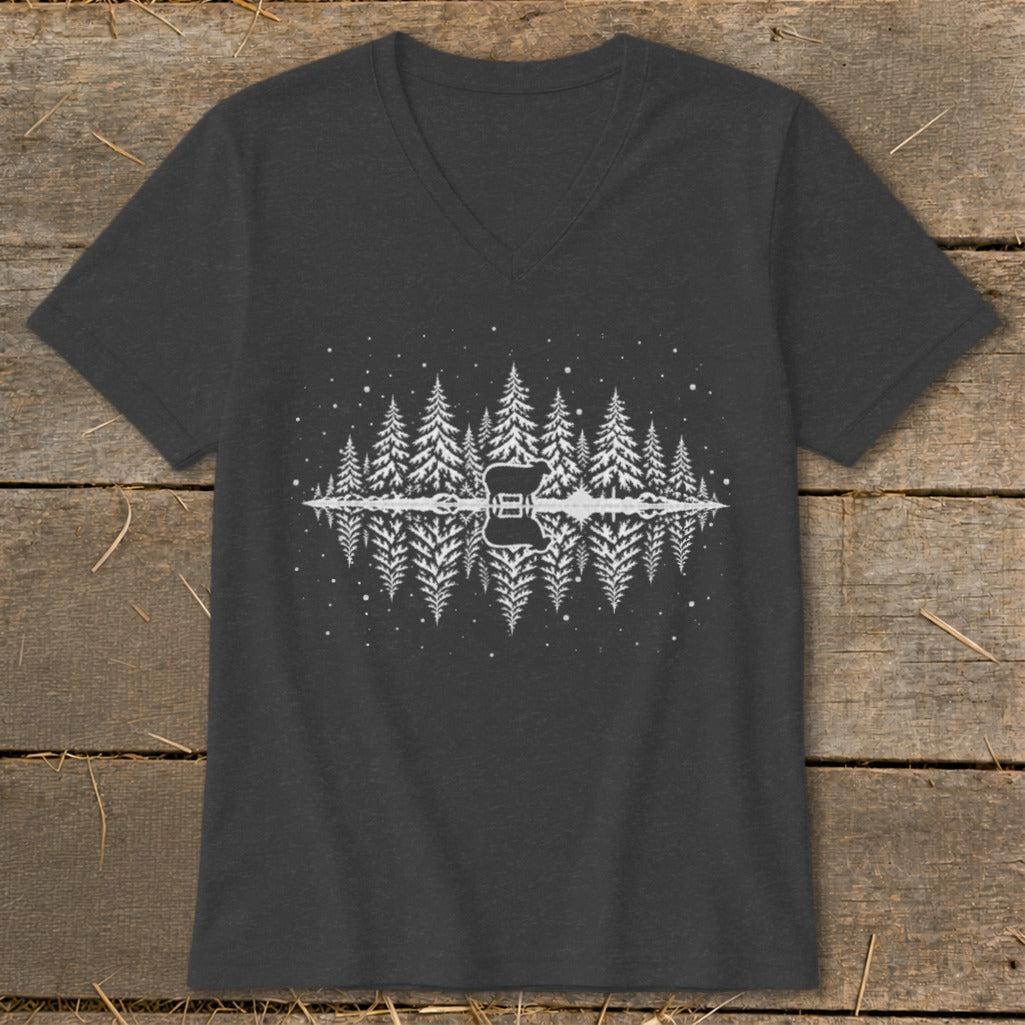 Winter Sheep V-neck