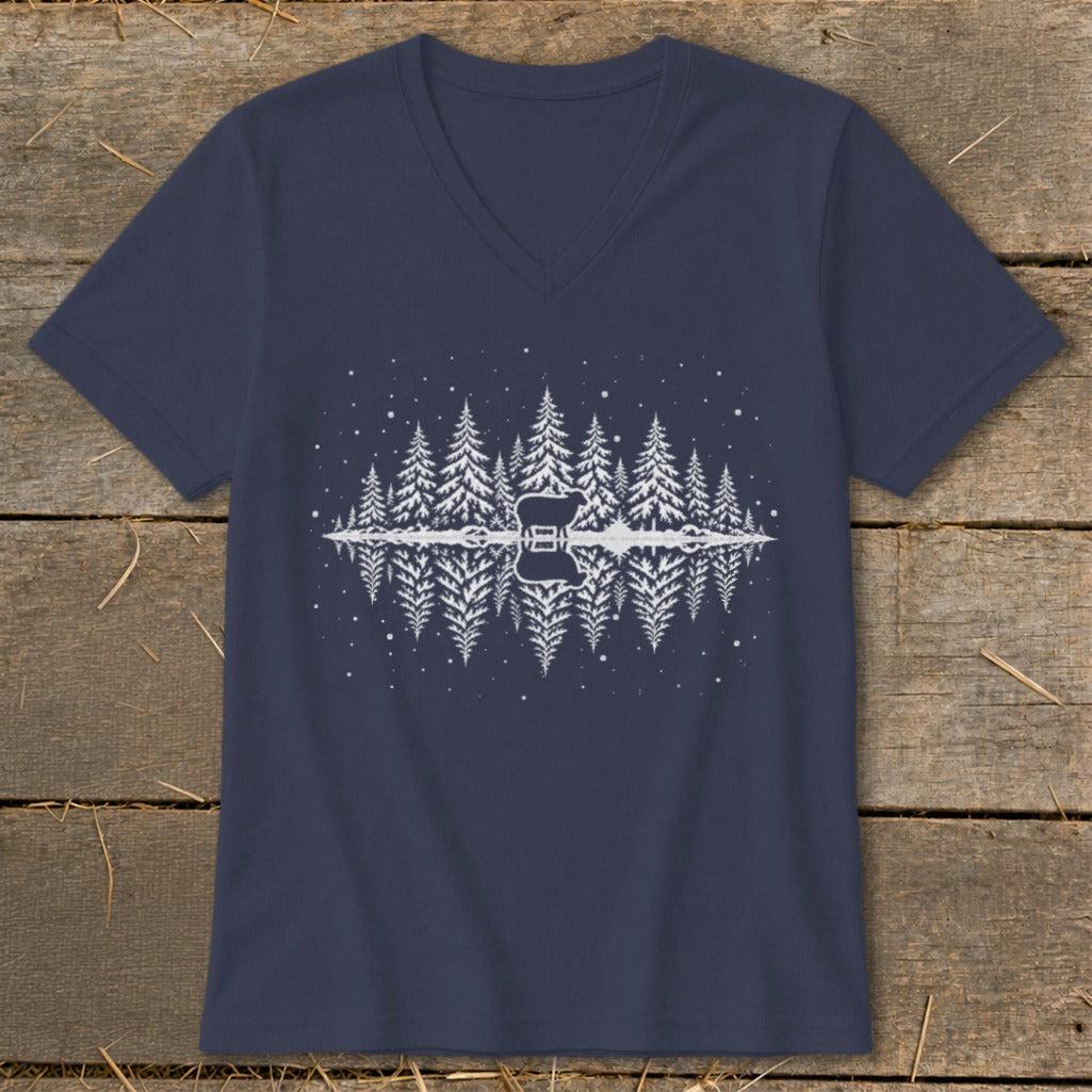 Winter Sheep V-neck