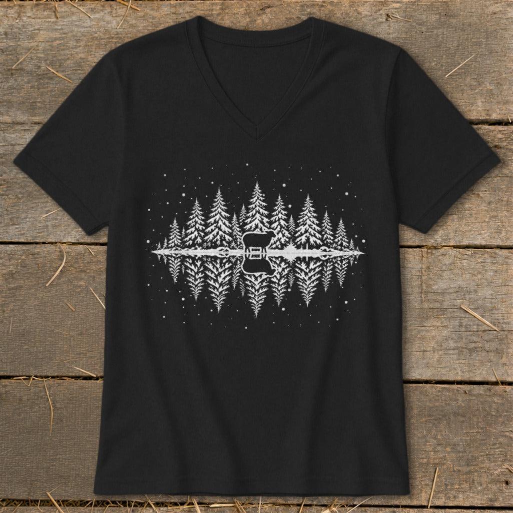 Winter Sheep V-neck
