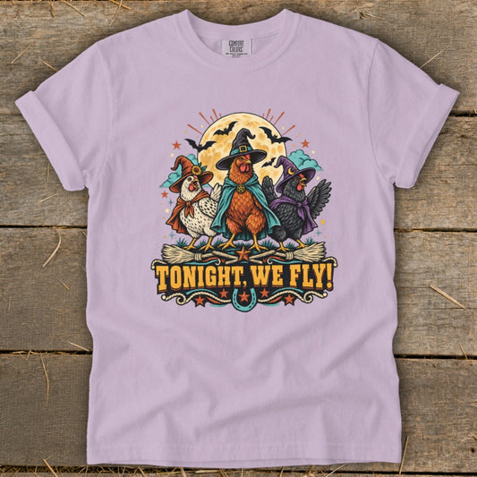 Witch Hens Take Flight Signature Tee