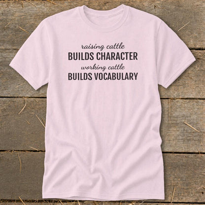 Working Cattle Builds Vocabulary Classic Tee
