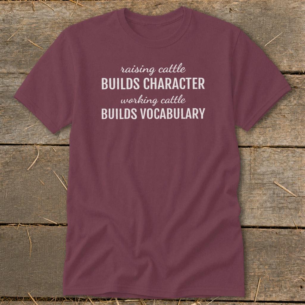 Working Cattle Builds Vocabulary Classic Tee