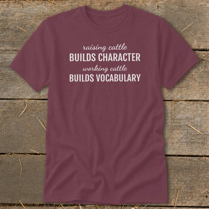Working Cattle Builds Vocabulary Classic Tee