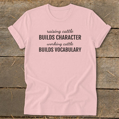 Working Cattle Builds Vocabulary Softstyle Tee