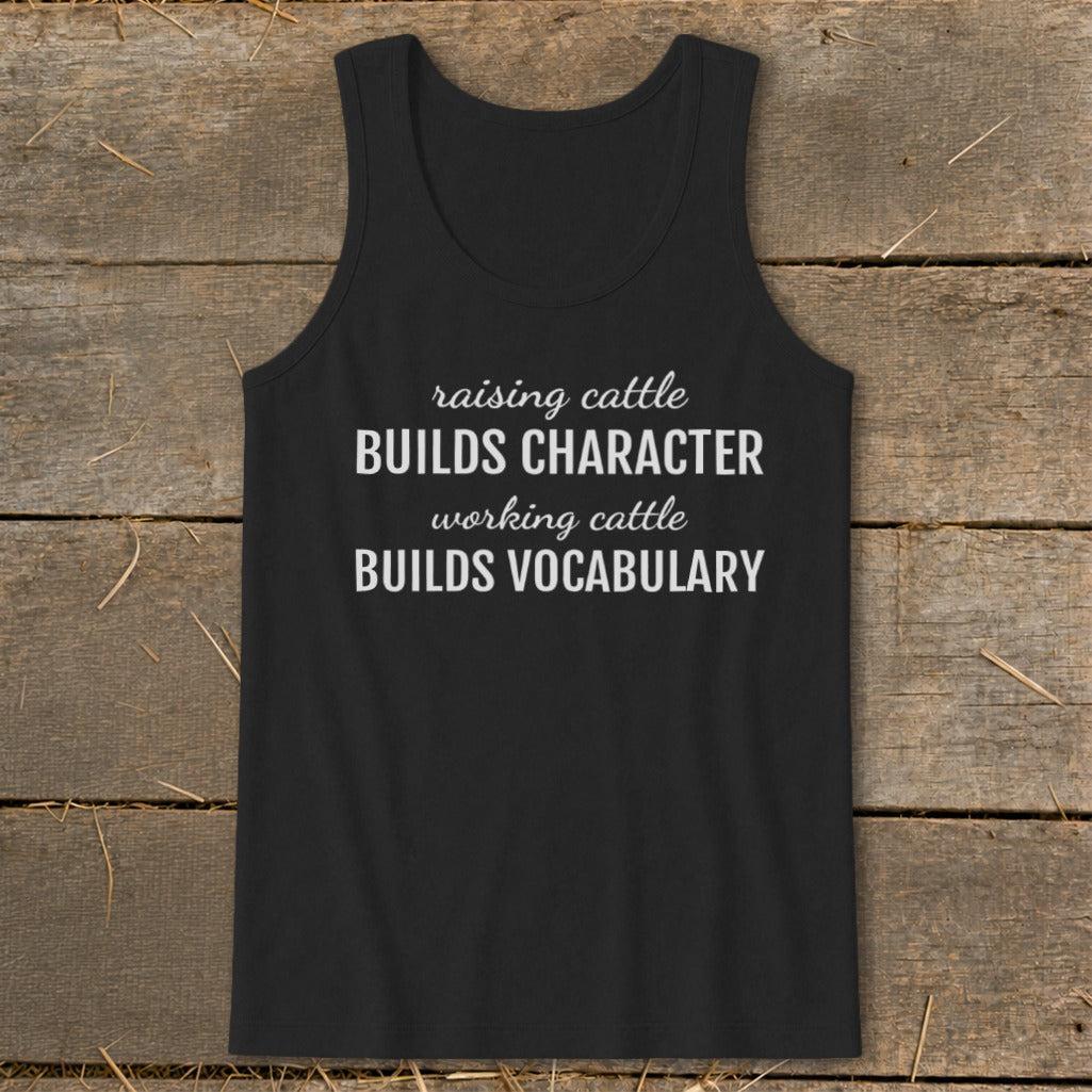 Working Cattle Builds Vocabulary Tank Top