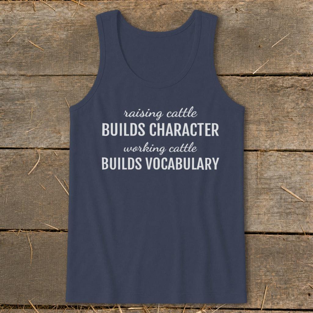 Working Cattle Builds Vocabulary Tank Top
