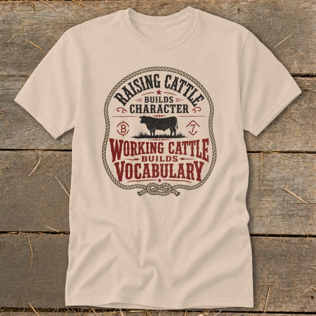 Working Cattle Vocabulary Classic Tee