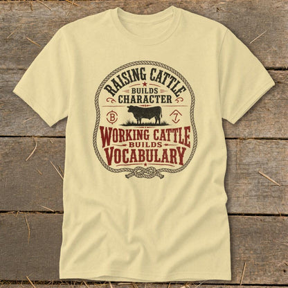 Working Cattle Vocabulary Classic Tee