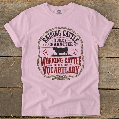 Working Cattle Vocabulary Signature Tee
