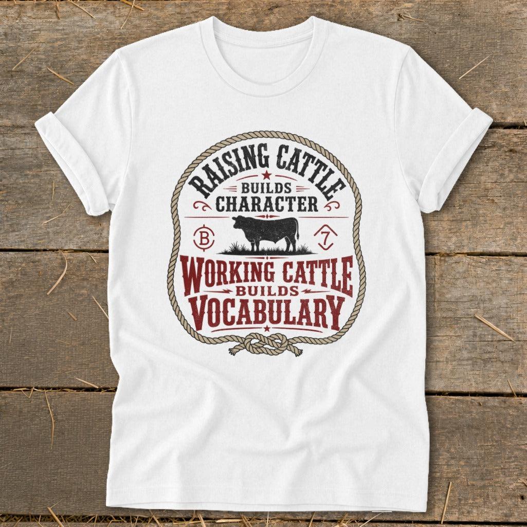Working Cattle Vocabulary Softstyle Tee