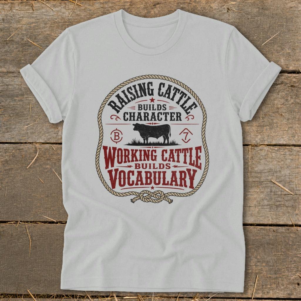 Working Cattle Vocabulary Softstyle Tee
