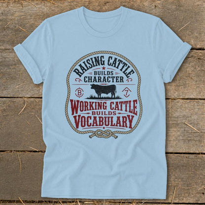 Working Cattle Vocabulary Softstyle Tee