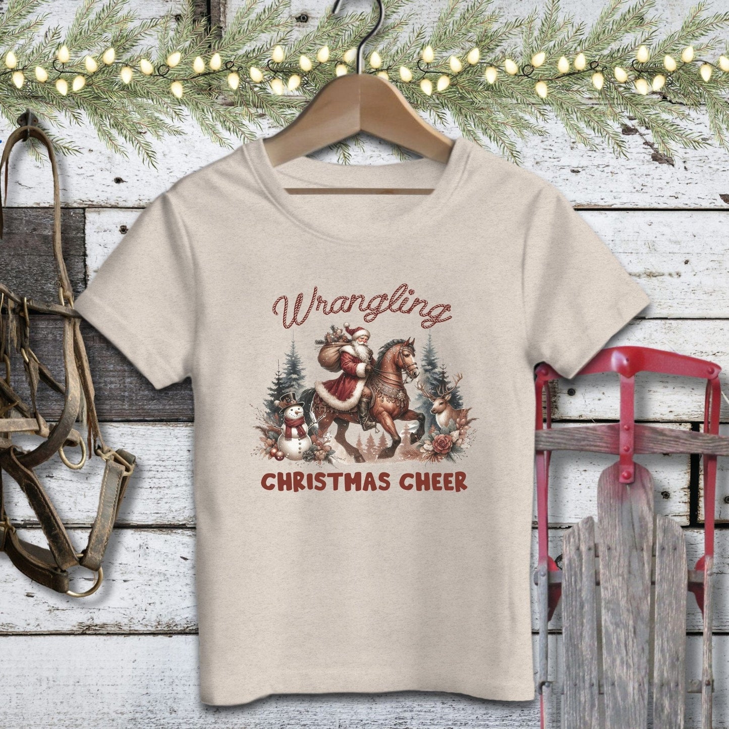 Wrangling Christmas Cheer Youth Shirt