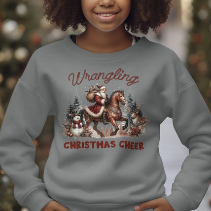 Wrangling Christmas Cheer Youth Shirt