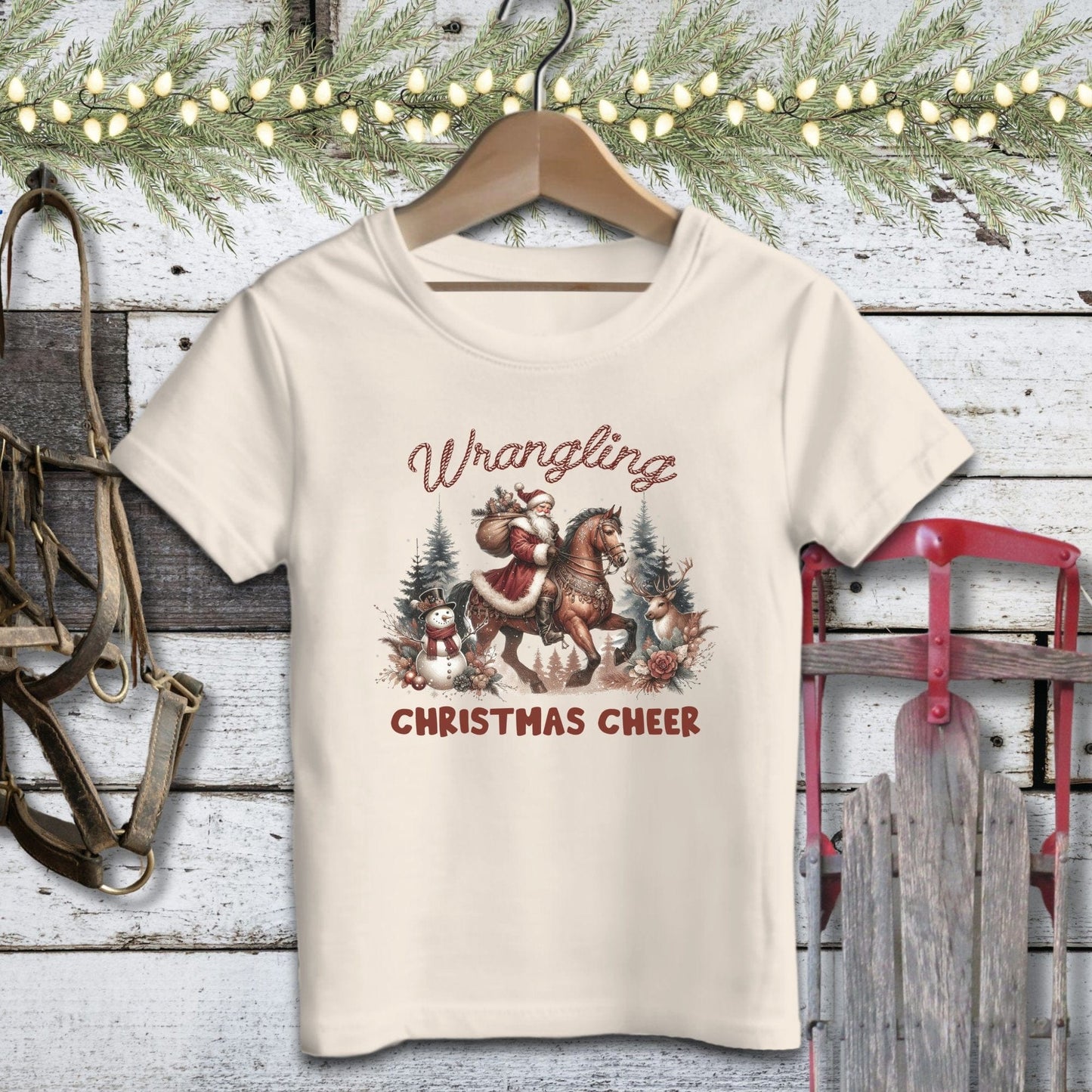 Wrangling Christmas Cheer Youth Shirt
