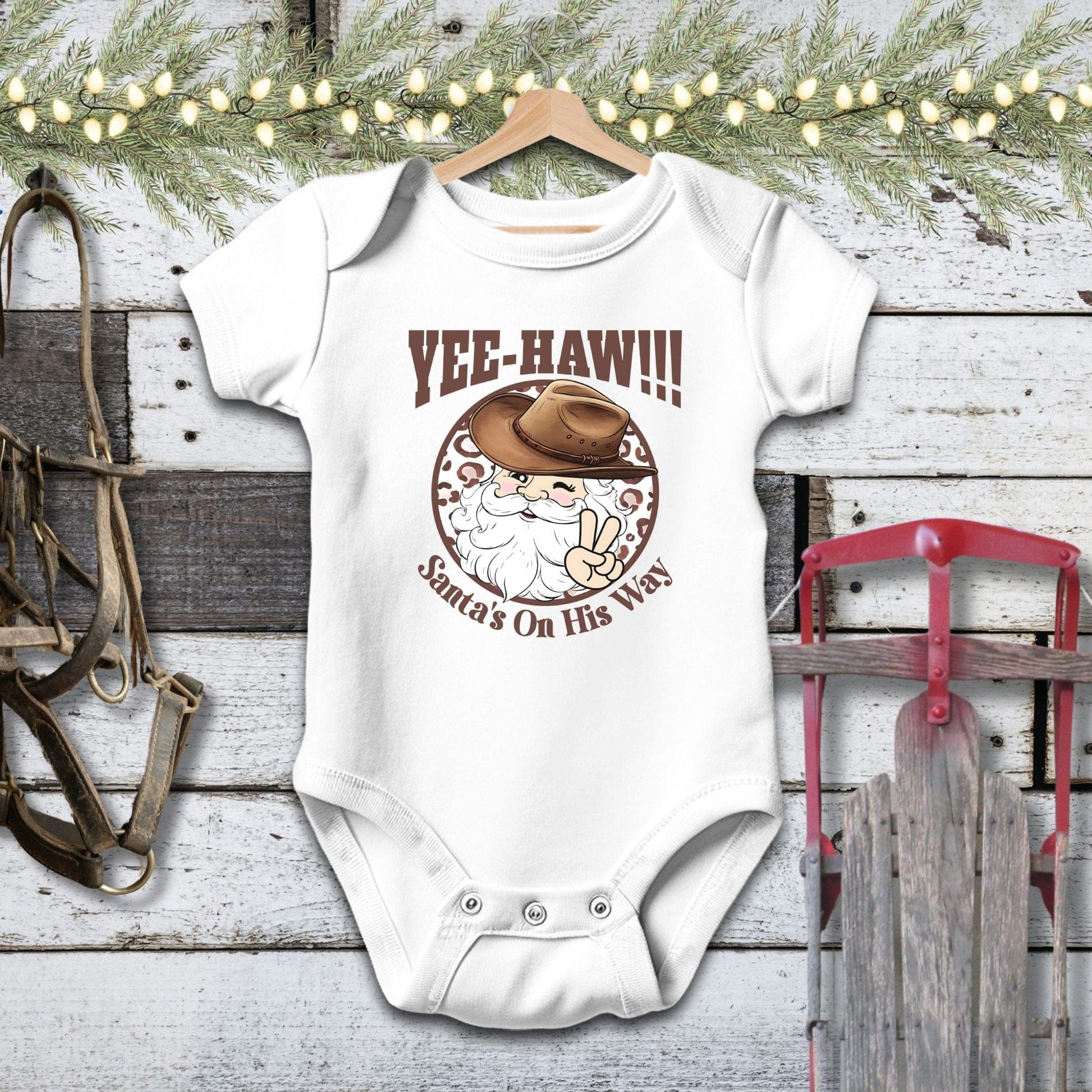 Yee-Haw Santa Baby Shirt