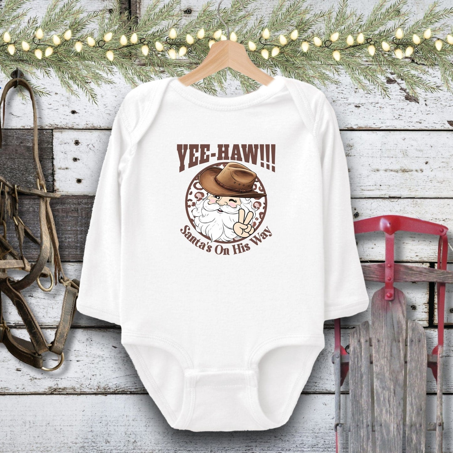 Yee-Haw Santa Baby Shirt