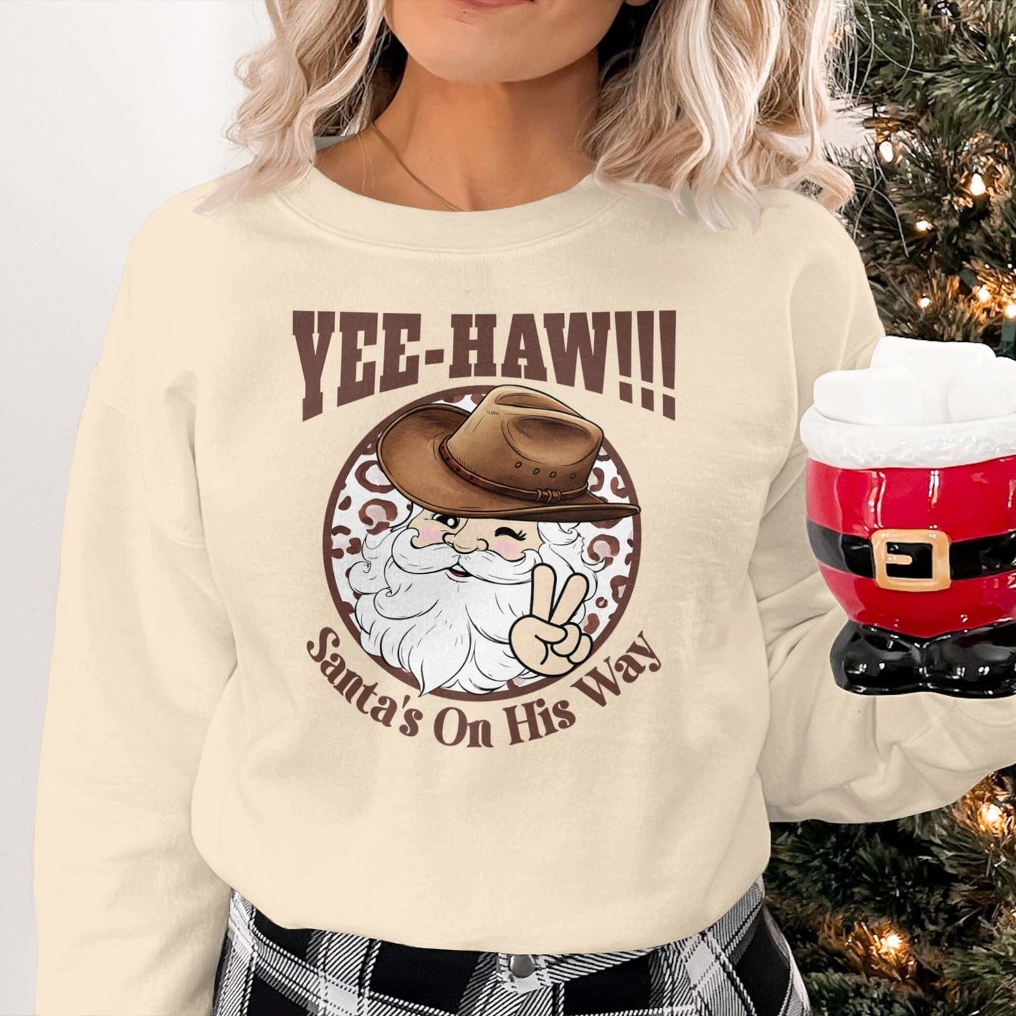 Yee-Haw Santa Shirt