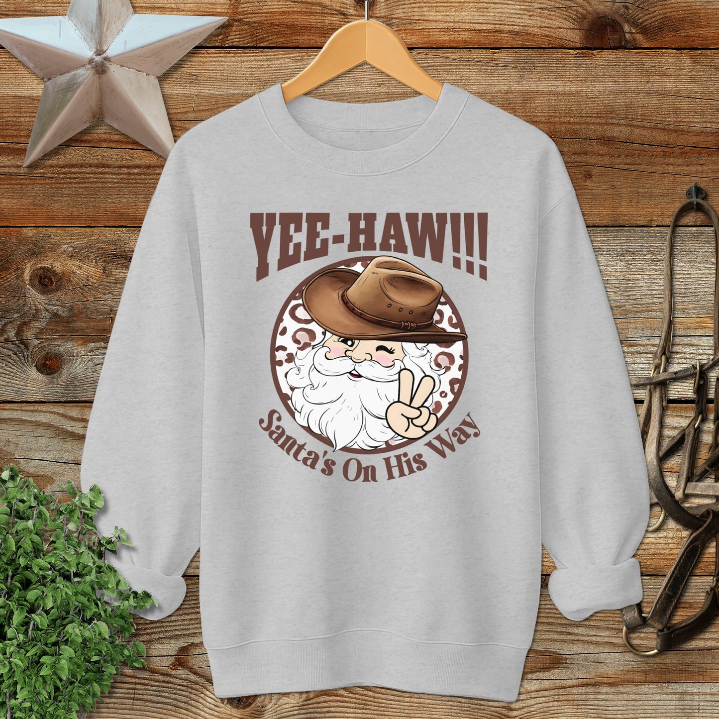 Yee-Haw Santa Sweatshirt