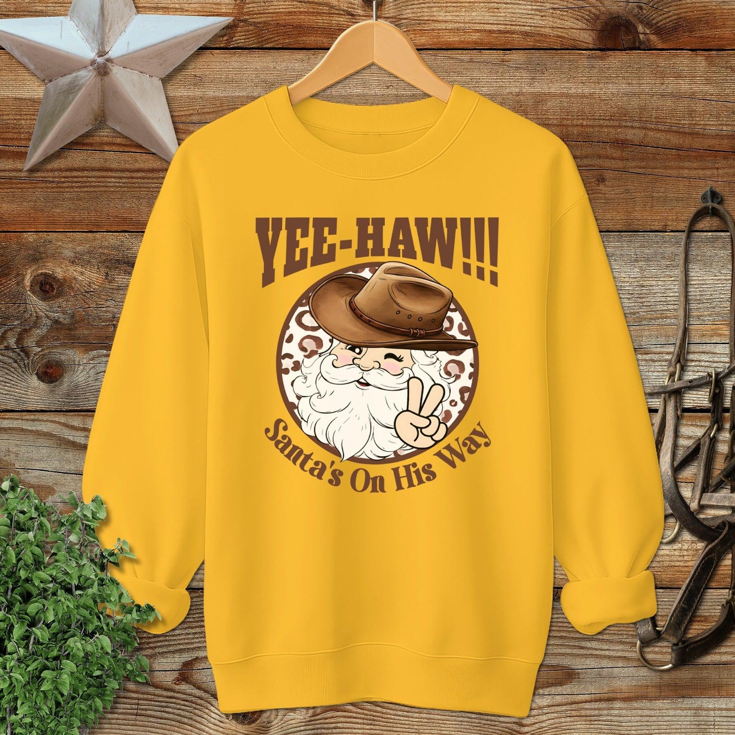 Yee-Haw Santa Sweatshirt