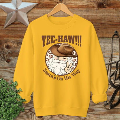 Yee-Haw Santa Sweatshirt