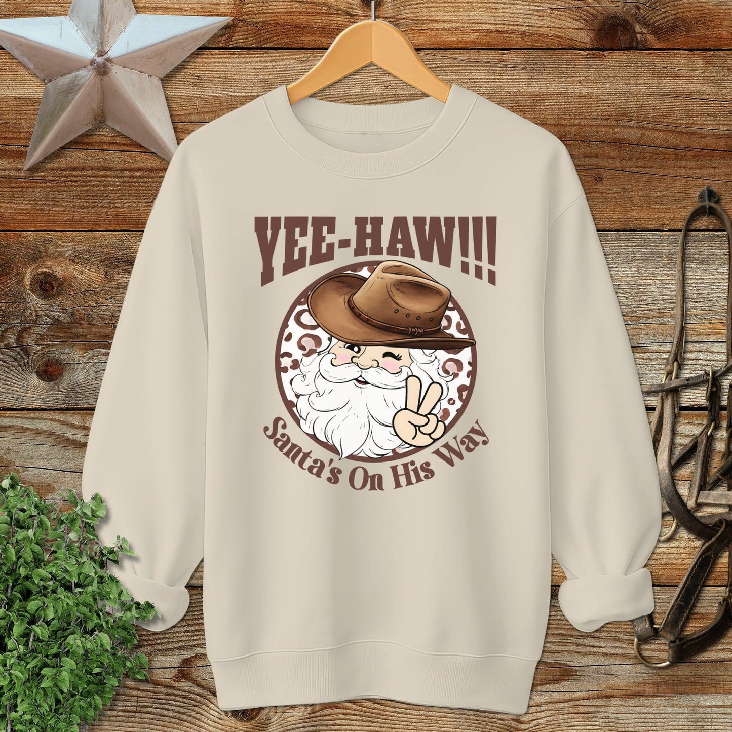 Yee-Haw Santa Sweatshirt