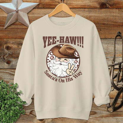 Yee-Haw Santa Sweatshirt