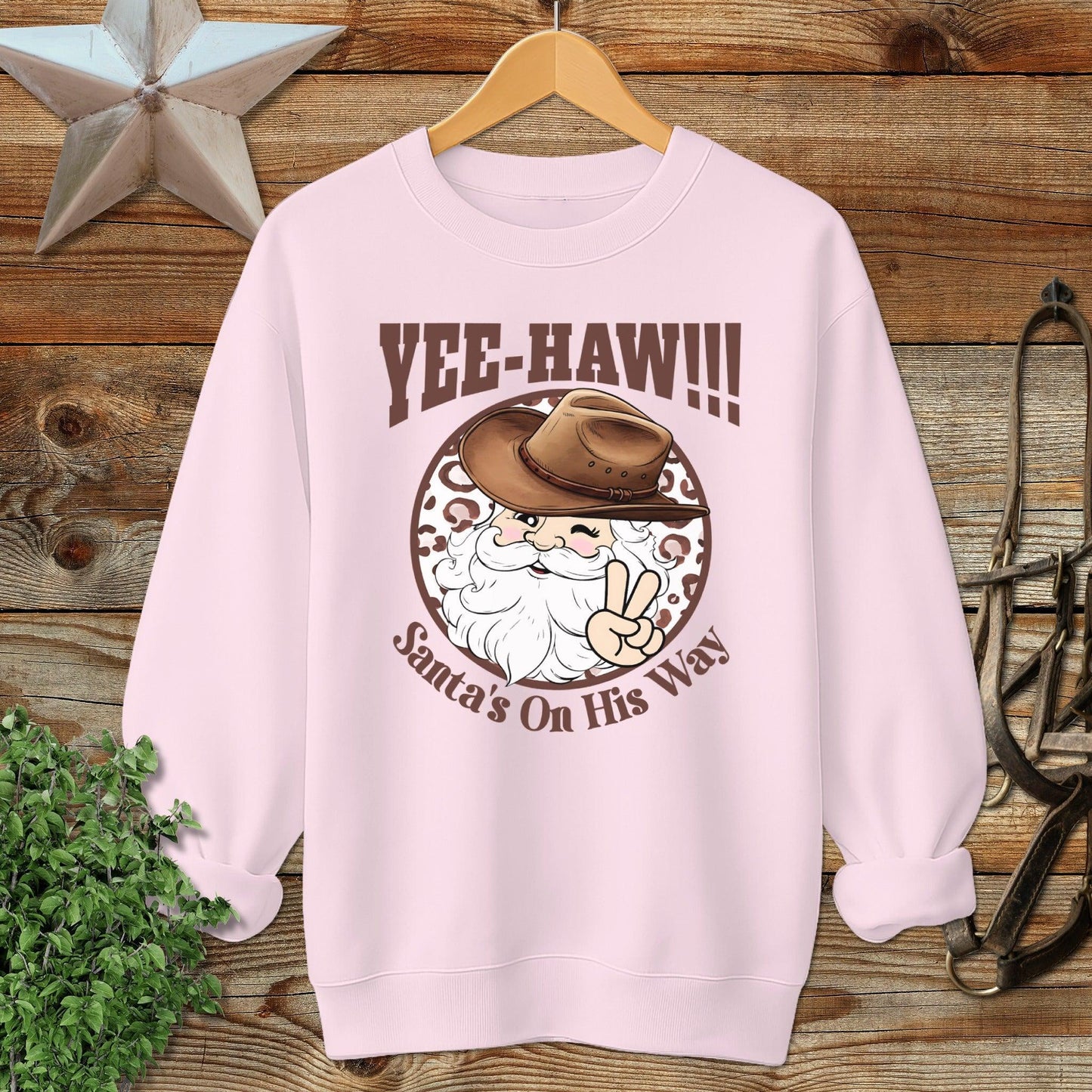Yee-Haw Santa Sweatshirt