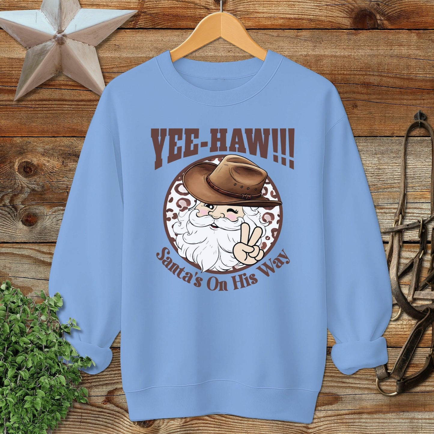 Yee-Haw Santa Sweatshirt