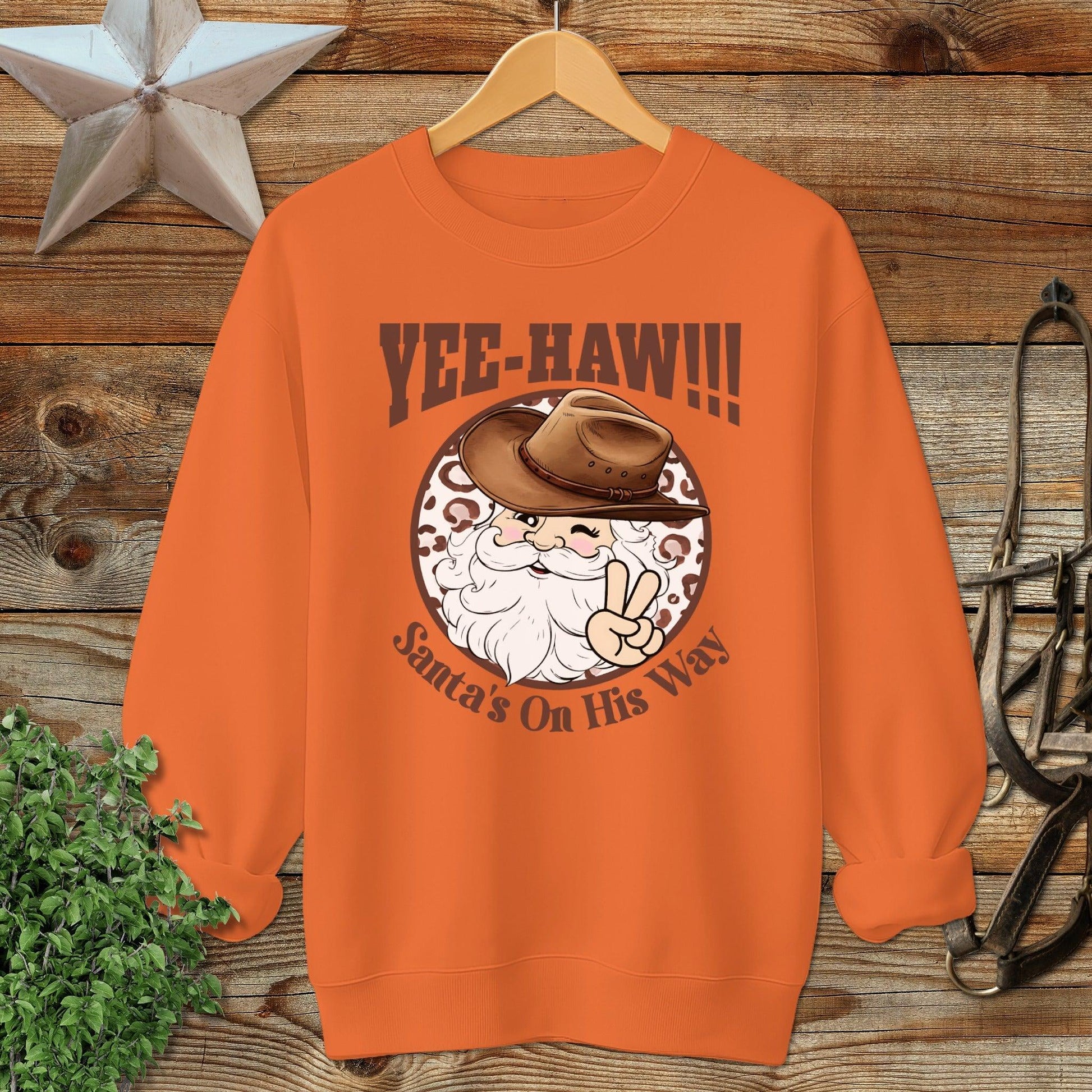 Yee-Haw Santa Sweatshirt