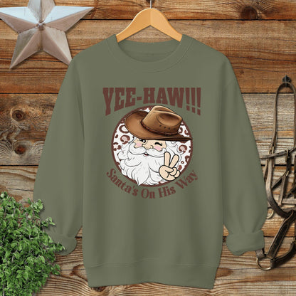 Yee-Haw Santa Sweatshirt