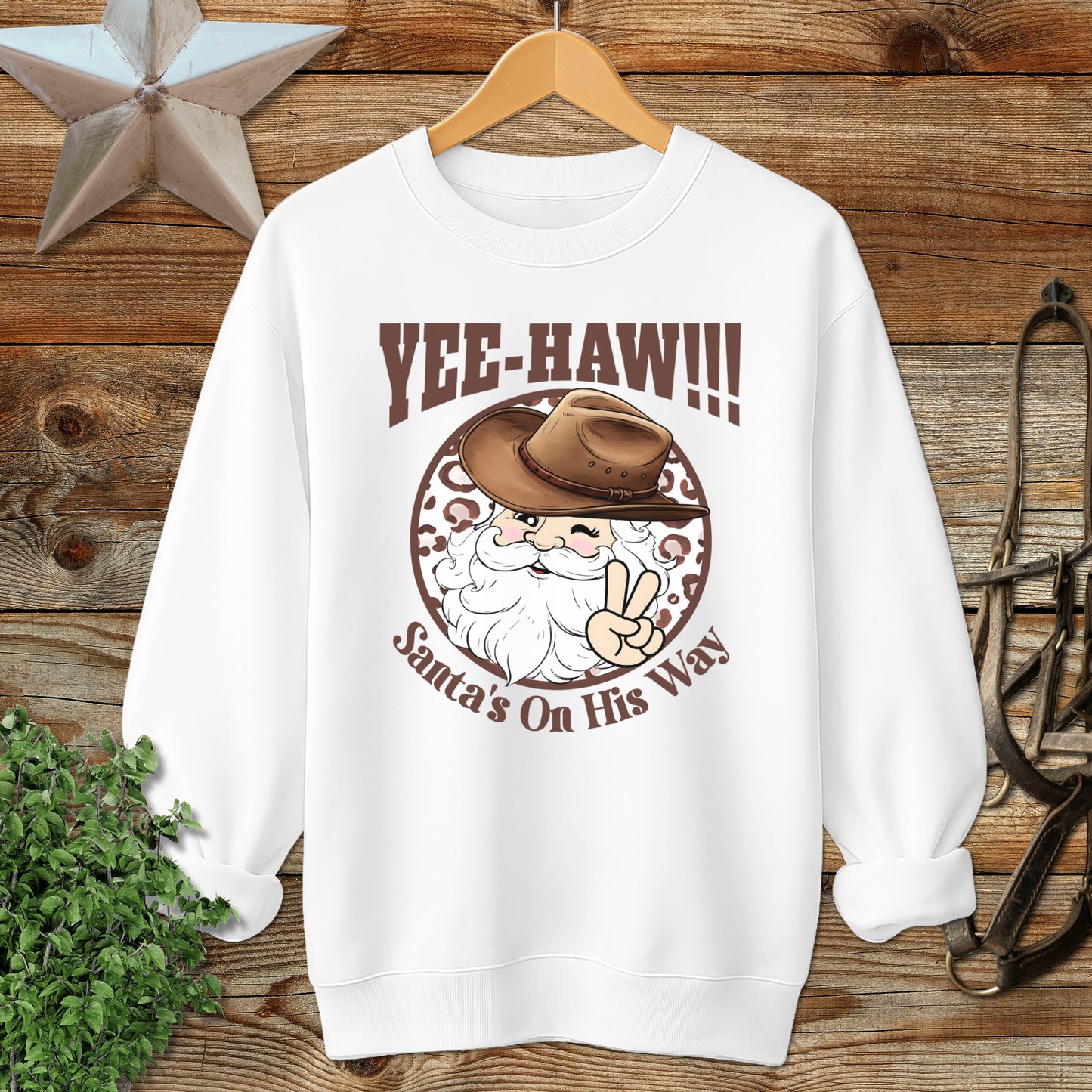 Yee-Haw Santa Sweatshirt