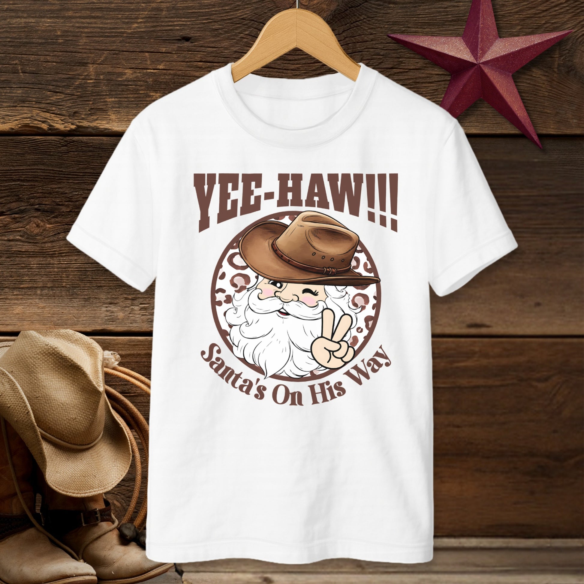 Yee-Haw Santa T-Shirt (Youth)