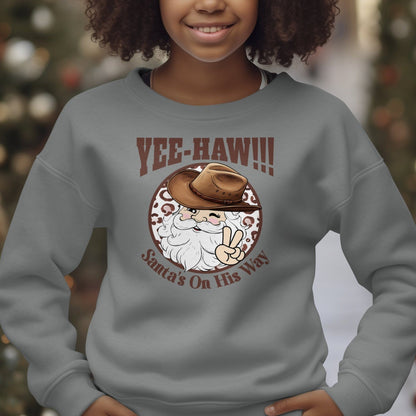 Yee-Haw Santa Youth Shirt