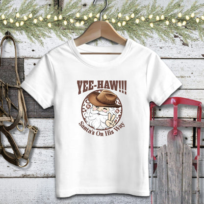 Yee-Haw Santa Youth Shirt