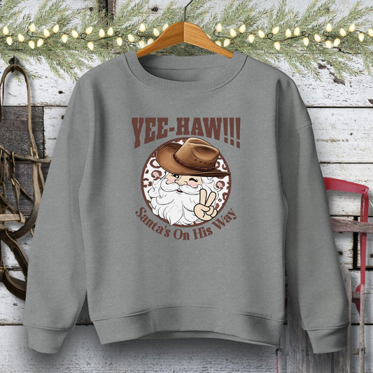 Yee-Haw Santa Youth Shirt