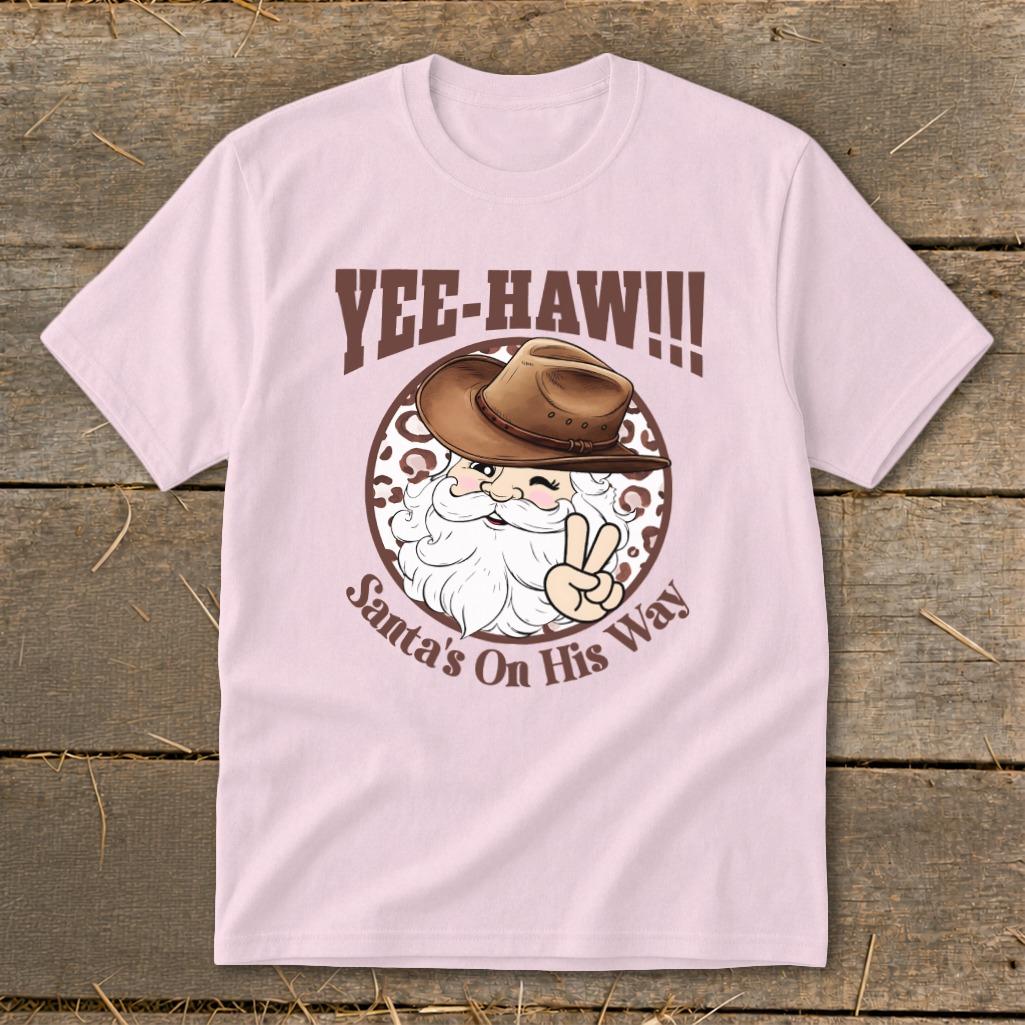Yee-Haw Santa Youth Tee