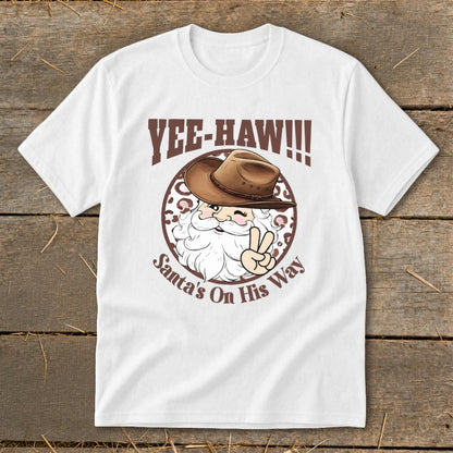 Yee-Haw Santa Youth Tee