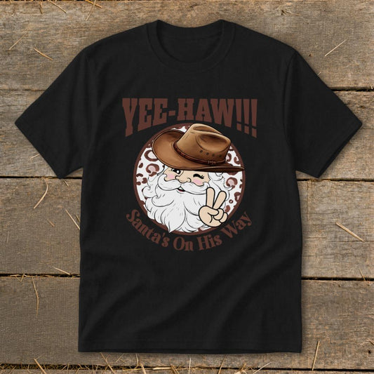 Yee-Haw Santa Youth Tee