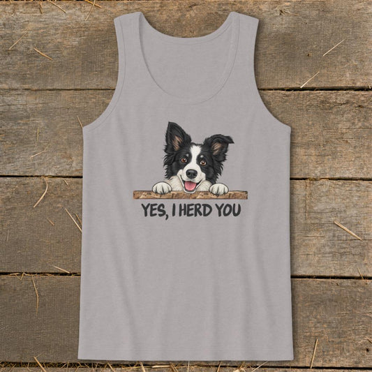 Yes I Herd You Tank Top - Athletic Heather
