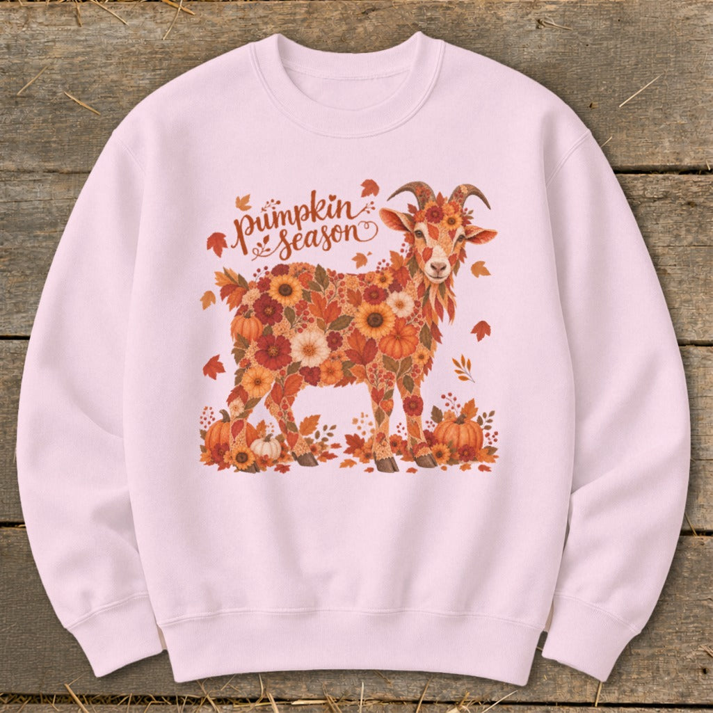 Fall Floral Goat Sweatshirt