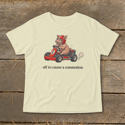 Off To Cause a Commotion Infant Tee