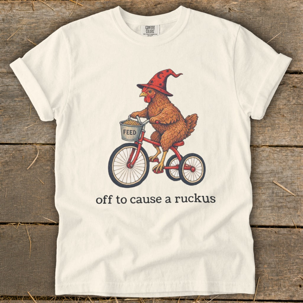 Off To Cause a Ruckus Signature Tee