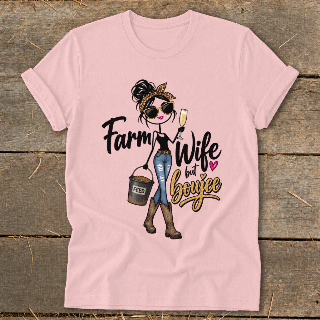 Boujee Farm Wife Softstyle Tee