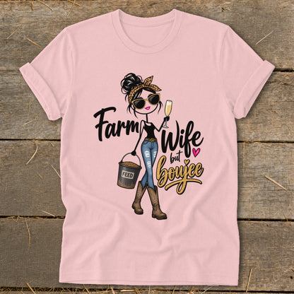 Boujee Farm Wife Softstyle Tee