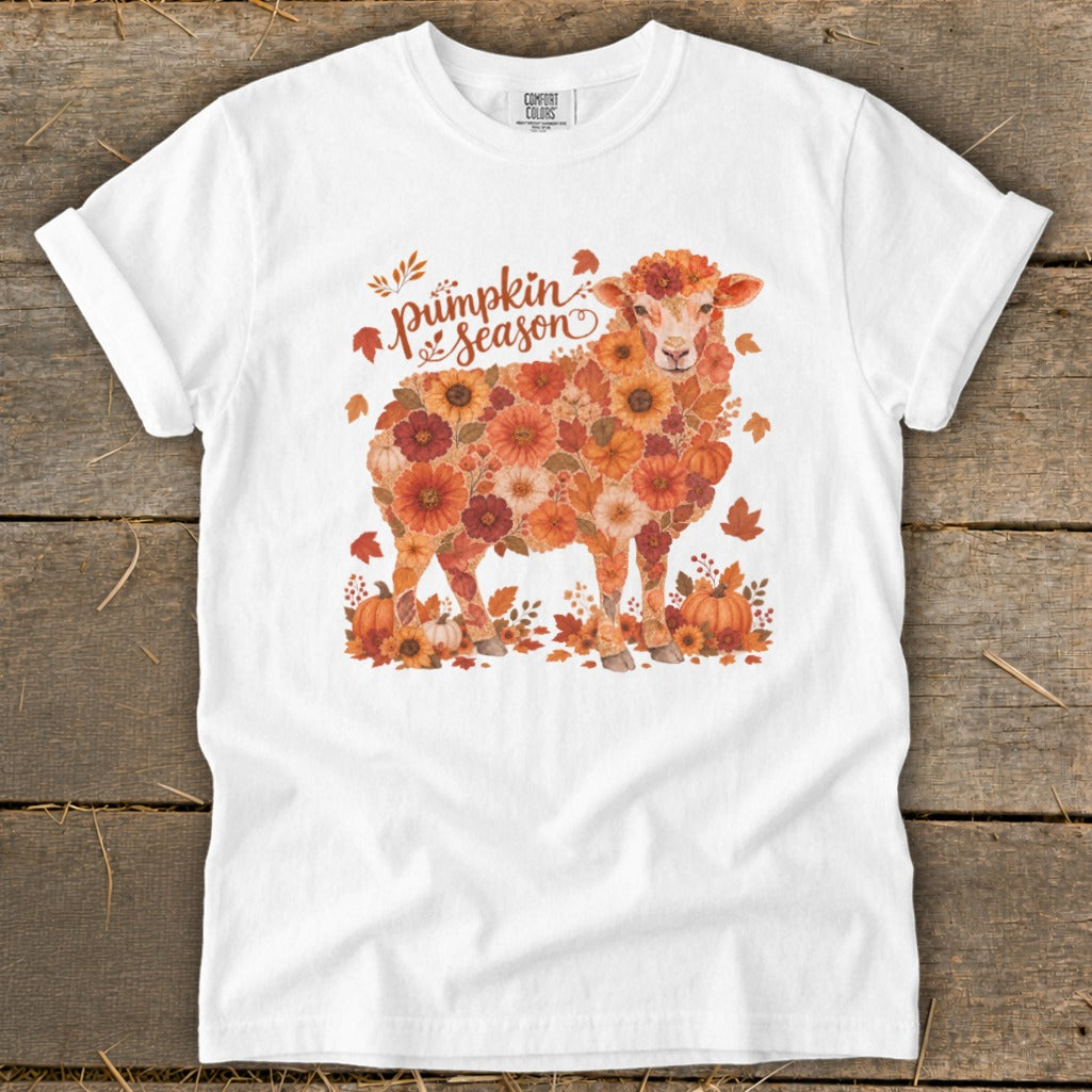 Fall Floral Sheep Signature Tee