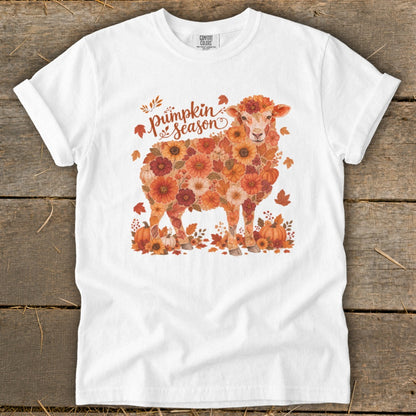 Fall Floral Sheep Signature Tee